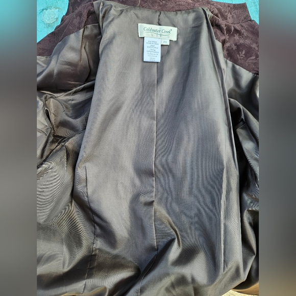 Coldwater Creek Brown Venice Embroidered Jacket - Picture 10 of 14